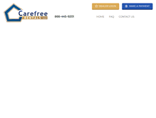 Tablet Screenshot of carefreerentals.com